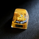 Dropshipping Naruto Bijuu  Artisan Resin Keycaps ESC SA Profile MX for Mechanical Gaming Keyboard